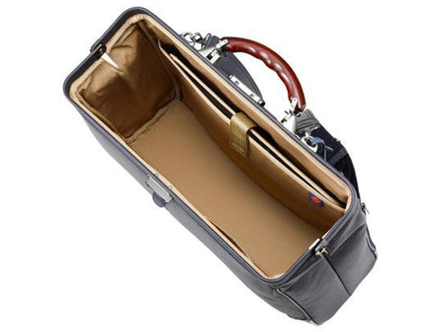 【豊岡鞄 YOUTA YK-2 ネイビー】YOUTA LIZARD3WAY横ダレスバッグL